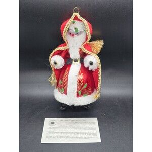 Smithsonian 1997 Victorian "Jolly Old Saint Nick" Vintage Christmas Ornament